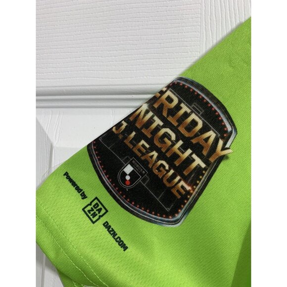 SHONAN BELLMARE FRIDAY NIGHT J LEAGUE JAPAN 12 GREEN STRIPE SHIRT SOCCER JERSEY - Picture 9 of 12
